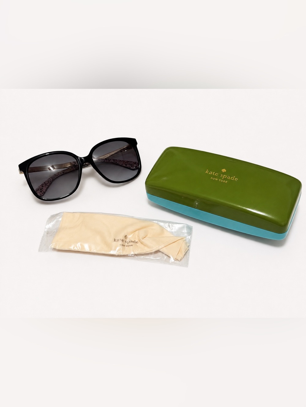 Kate Spade New York Sunglasses + Case & Cleaning Cloth